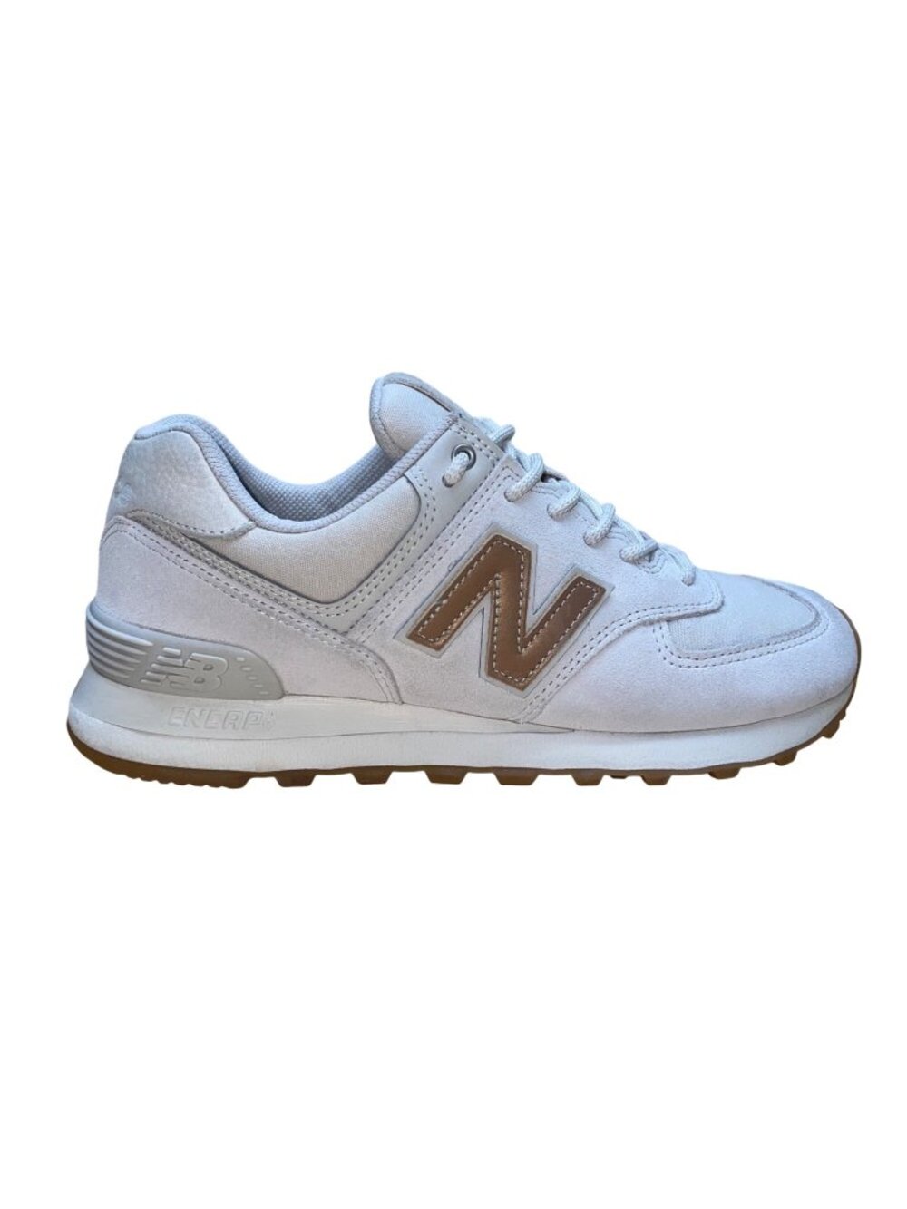 New Balance Women’s White Suede ENCAP 574 Casual Retro Sneakers Size 7